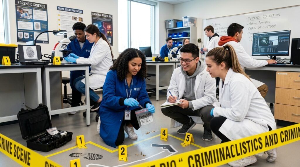 Criminología y criminalística: ventaja en oposiciones 5 Jovenes_curso_criminalistica_cri