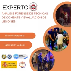 Experto Judicial Análisis Forense De Técnicas De Combate Y Evaluación De Lesiones