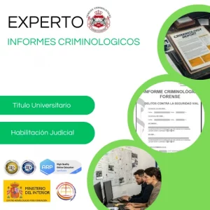 Experto En Informes Judiciales Criminológicos