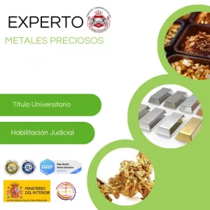 Experto En Metales Preciosos – Perito Judicial