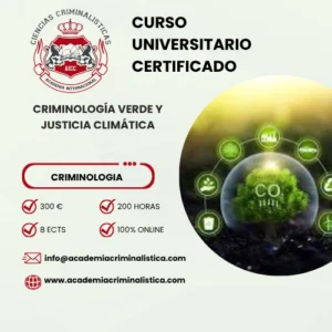 Curso Criminología Verde Y Justicia Climática