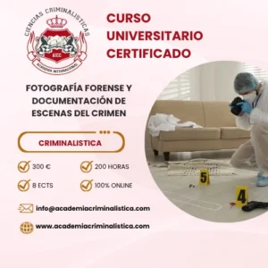 Curso Fotografía Forense Y Documentación De Escenas Del Crimen