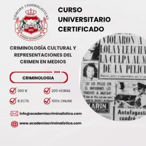 Curso Criminología Cultural Y Representaciones Del Crimen En Medios
