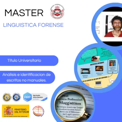 Máster Lingüística Forense Perito Judicial Academia Criminalistica Máster Lingüística Forense Perito Judicial Academia Criminalistica