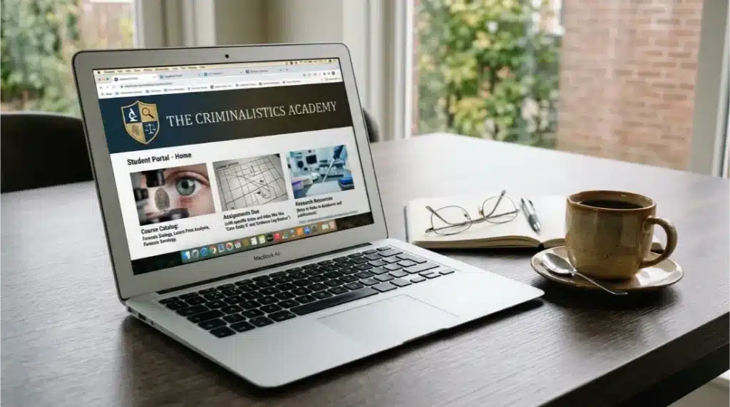 Formación en criminología digital: El nuevo camino profesional 2 portatil