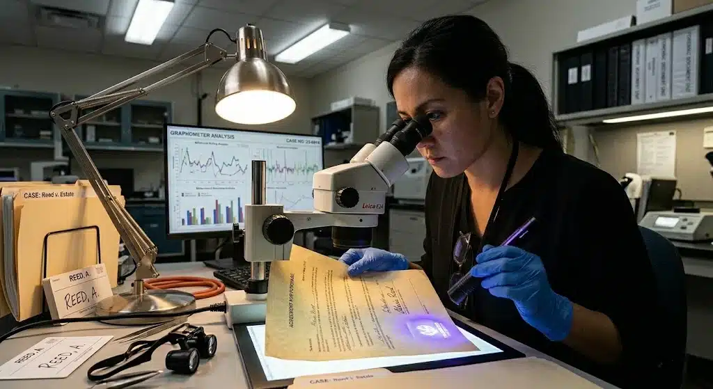 Guía definitiva sobre indicadores de falsificación documental: Análisis forense y detección 2 falsificación-documento