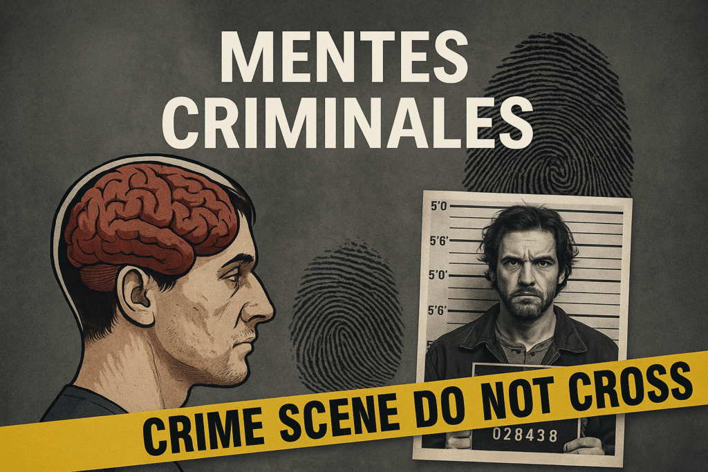 Portada para explicar mentes criminales. mito, ficción y realidad.