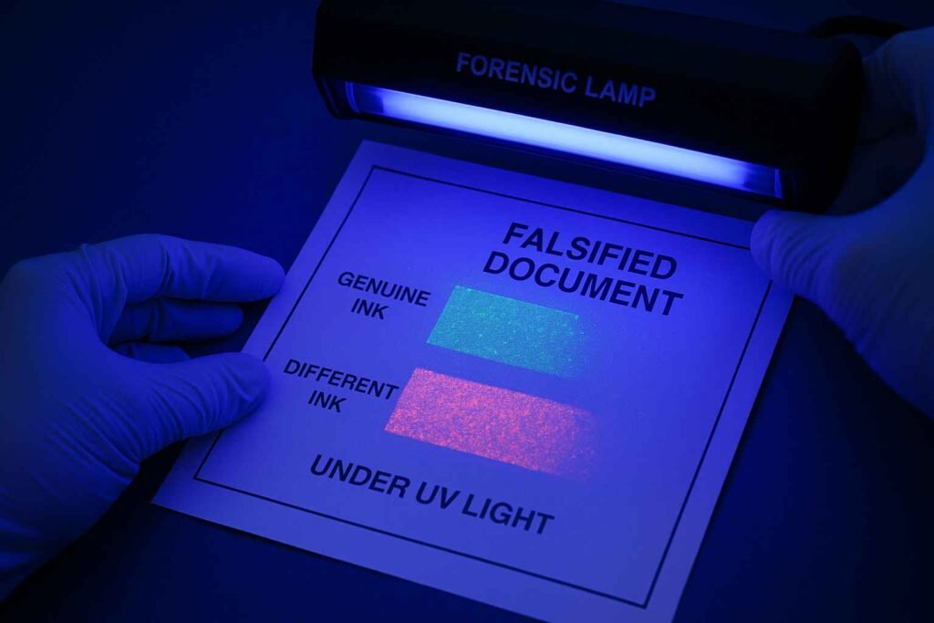 Análisis forense de firmas manuscritas en el máster de grafística
