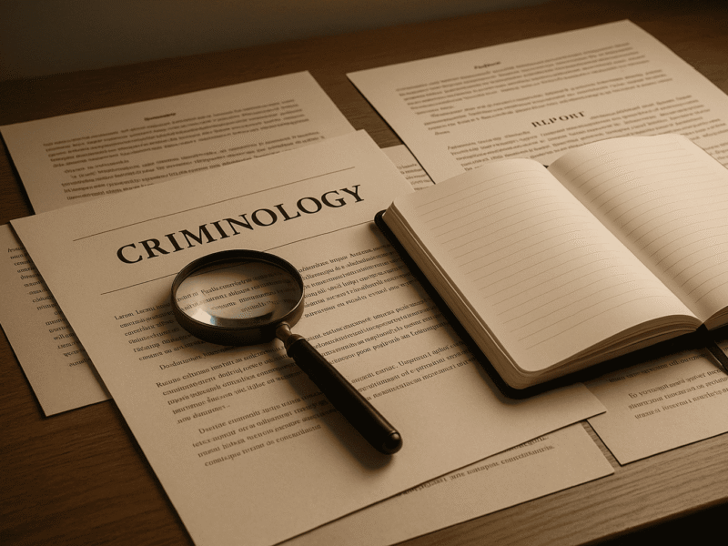 Texto sobre como especializarse en criminología Texto sobre como especializarse en criminología