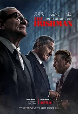 Película the irishman en un blog de top 20 películas de crímenes basadas en hechos reales