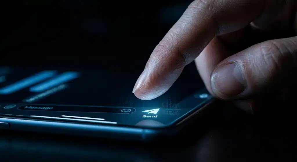 Qué es el SEXTING: significado, legalidad y peritaje digital ante filtraciones 4 send-mensaje