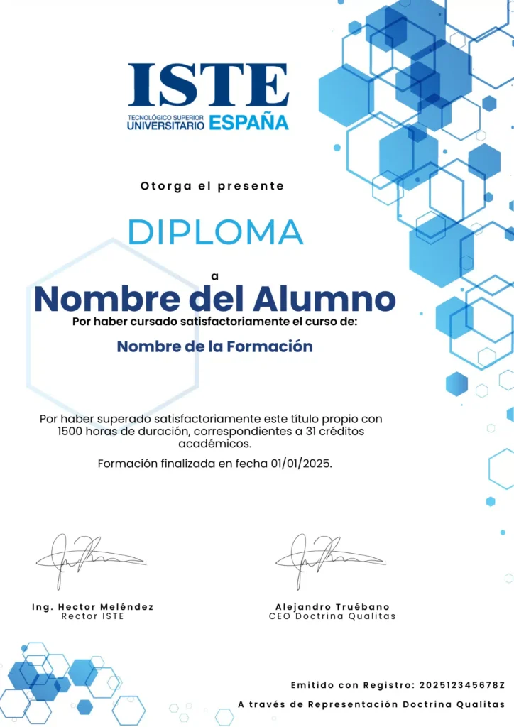 Cátedra Internacional de Ciencias Periciales y Forenses 6 DIPLOMA ISTE