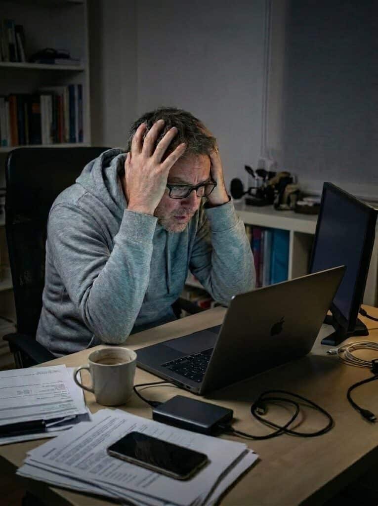 Suplantación de identidad: el delito que puede arruinarte la vida (consecuencias y cómo actuar) 8 Man-attacked-by-cybercrime