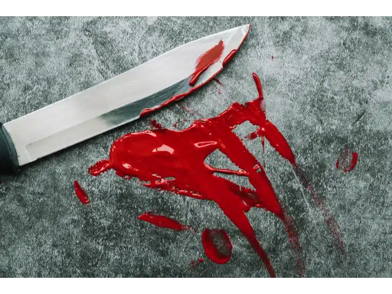 Tipos de homicidios: el error más común al confundirlos con asesinato 3 cuchillo y sangre homicidio