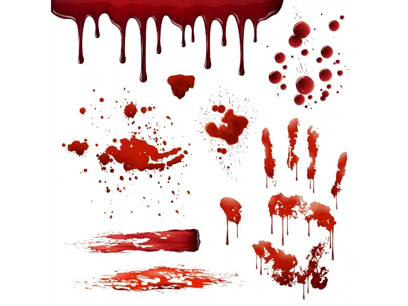 Tipos de manchas de sangre : cómo se analizan en criminalística 2 Sangre Manchas Tipos