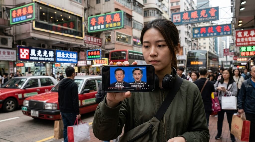 Cibercrimen en 2026: la evolución del crimen en la era digital 5 Deepfake__de_Hong_Kong