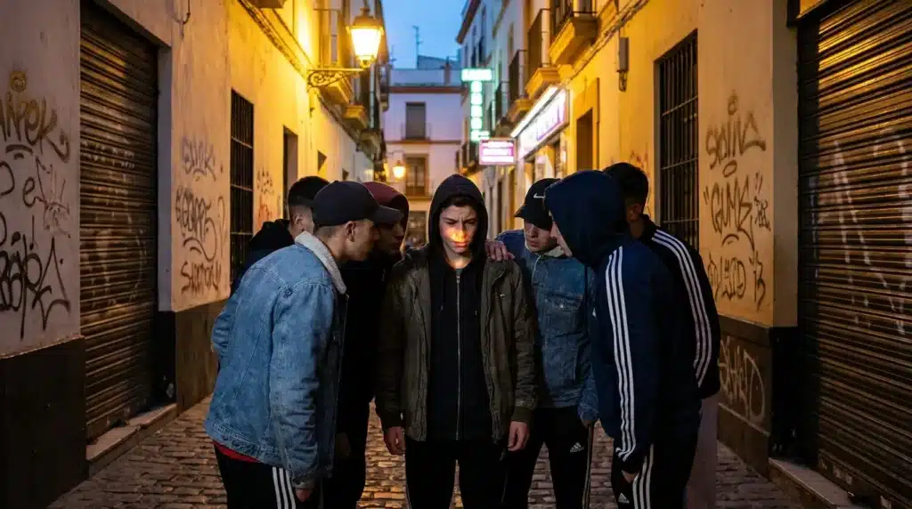 Menores antisociales analizados en 4 casos reales 3 chico en grupo callejero