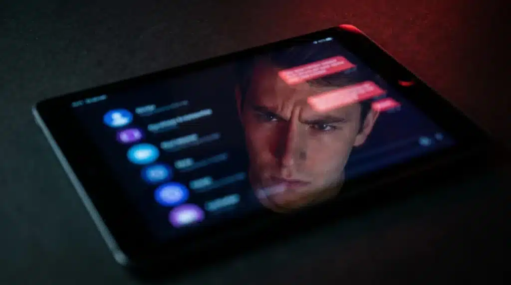 4 métodos de terroristas yihadistas para captar adeptos en redes sociales 4 hombre mirando frustrado conversacion en el movil