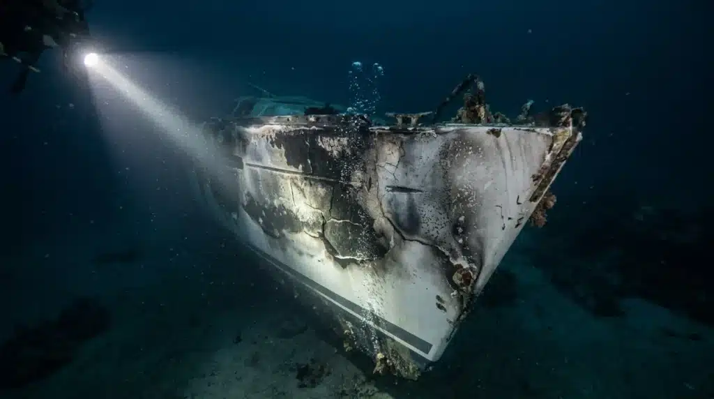 Barcos hundidos por incendios provocados y sus 3 patrones de investigación 2 naufragio con signos de quemadura